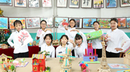 走进甘肃秦陇技工学校幼师专业手工课堂